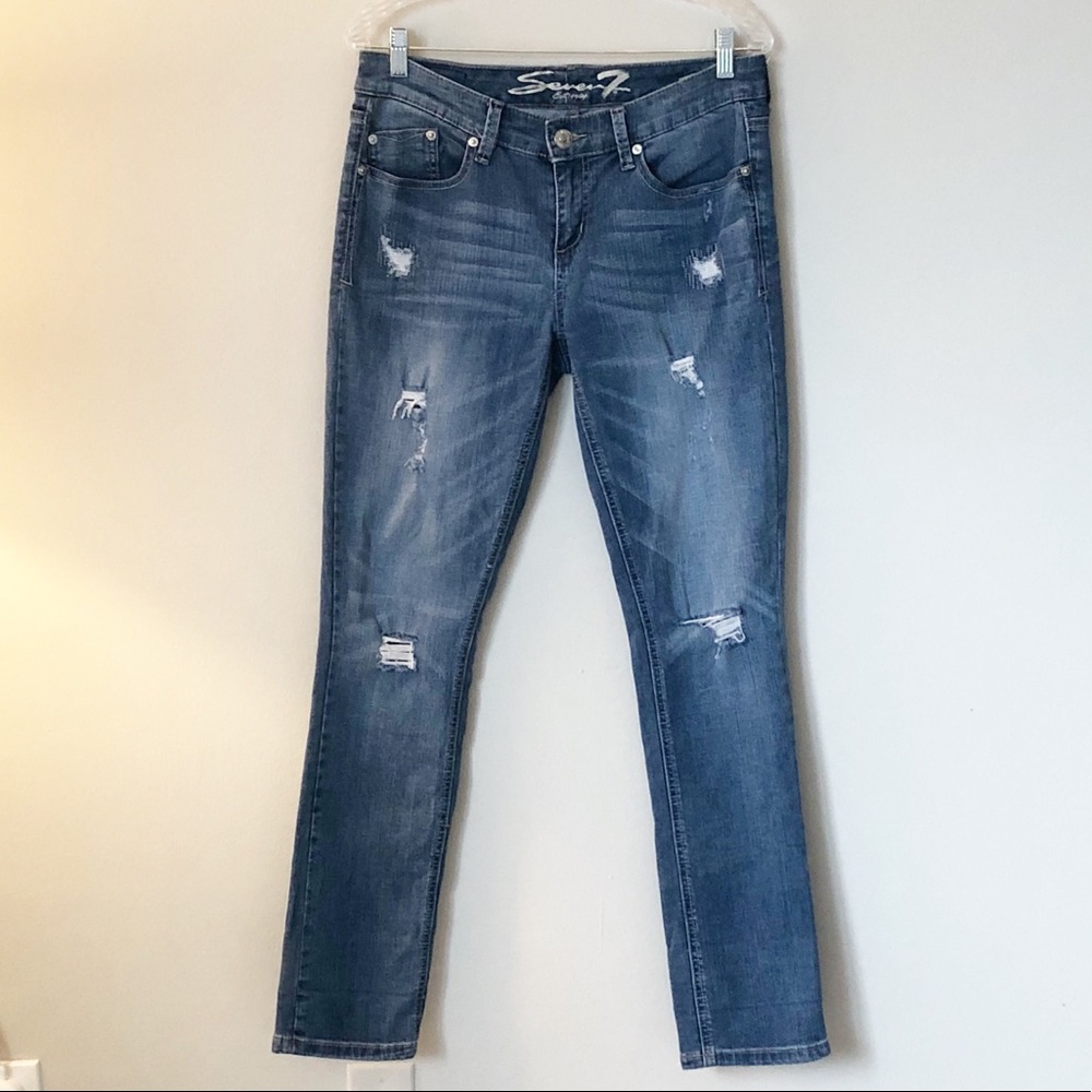 Seven7 Slim Straight Jeans Size 8
